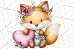 Valentine Mini World, Heart Mushroom Forest, Fairy Love Png Product Image 4