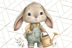 Garden Friends Clipart, Spring Animals Clip Art PNG Product Image 4