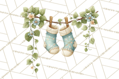 Rainy Day Clipart, Spring Rain Mini World PNG, Tiny Animal Product Image 4