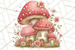 Cozy Cottage Garden Clipart, Pastel Flowers, Garden Tools Product Image 5