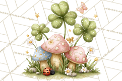 St Patrick’s Day Fairies Clipart, Miniature Irish Fairy Png Product Image 5