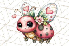 Valentine Mini World, Heart Mushroom Forest, Fairy Love Png Product Image 5