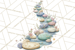 Rainy Day Clipart, Spring Rain Mini World PNG, Tiny Animal Product Image 5