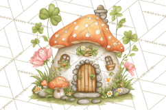 St Patrick’s Day Fairies Clipart, Miniature Irish Fairy Png Product Image 2