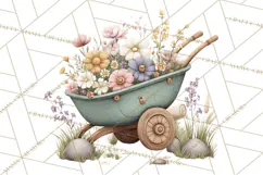 Garden Friends Clipart, Spring Animals Clip Art PNG Product Image 2