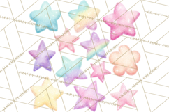 Fantasy Baby Creatures Clipart PNG, Cute Pastel Watercolor Product Image 2