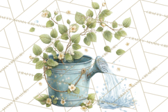 Rainy Day Clipart, Spring Rain Mini World PNG, Tiny Animal Product Image 3