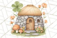 St Patrick’s Day Fairies Clipart, Miniature Irish Fairy Png Product Image 3