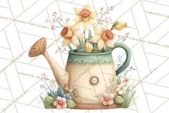 Garden Friends Clipart, Spring Animals Clip Art PNG Product Image 3