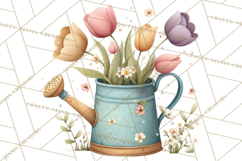 Garden Friends Clipart, Spring Animals Clip Art PNG Product Image 4