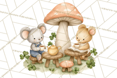 St Patrick’s Day Fairies Clipart, Miniature Irish Fairy Png Product Image 5