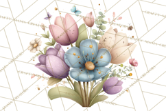 Garden Friends Clipart, Spring Animals Clip Art PNG Product Image 5