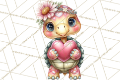 Valentine Mini World, Heart Mushroom Forest, Fairy Love Png Product Image 2