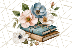 Romantic Letter Clipart, Love Notes Clip Art PNG, Floral Product Image 2