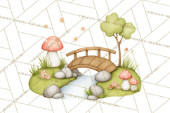 St Patrick’s Day Fairies Clipart, Miniature Irish Fairy Png Product Image 3