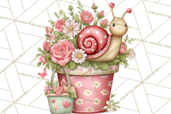 Cozy Cottage Garden Clipart, Pastel Flowers, Garden Tools Product Image 3