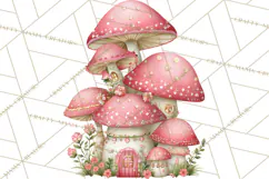 Cozy Cottage Garden Clipart, Pastel Flowers, Garden Tools Product Image 2