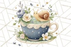 Rainy Day Clipart, Spring Rain Mini World PNG, Tiny Animal Product Image 2
