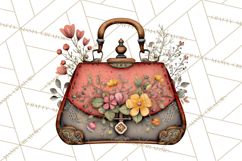 Moody Romantic Grunge PNG, Deep Red Lace Clipart, Gothic Product Image 2