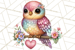 Valentine Mini World, Heart Mushroom Forest, Fairy Love Png Product Image 4