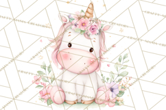 Fantasy Baby Creatures Clipart PNG, Cute Pastel Watercolor Product Image 5
