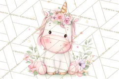 Fantasy Baby Creatures Clipart PNG, Cute Pastel Watercolor Product Image 5