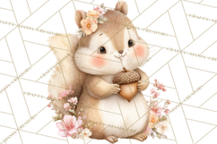 Spring Animals Clipart PNG, Cute Baby Animals, Pastel Spring Product Image 2
