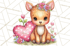 Valentine Mini World, Heart Mushroom Forest, Fairy Love Png Product Image 2