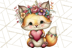 Valentine Mini World, Heart Mushroom Forest, Fairy Love Png Product Image 3