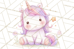 Fantasy Baby Creatures Clipart PNG, Cute Pastel Watercolor Product Image 3
