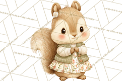 Spring Animals Clipart PNG, Cute Baby Animals, Pastel Spring Product Image 4