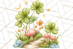 St Patrick’s Day Fairies Clipart, Miniature Irish Fairy Png Product Image 5