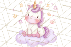 Fantasy Baby Creatures Clipart PNG, Cute Pastel Watercolor Product Image 5