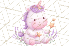 Fantasy Baby Creatures Clipart PNG, Cute Pastel Watercolor Product Image 2