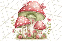 Cozy Cottage Garden Clipart, Pastel Flowers, Garden Tools Product Image 3