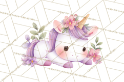 Fantasy Baby Creatures Clipart PNG, Cute Pastel Watercolor Product Image 3