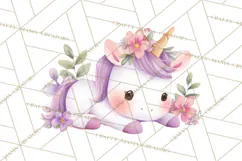 Fantasy Baby Creatures Clipart PNG, Cute Pastel Watercolor Product Image 3