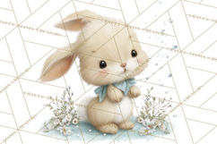 Rainy Day Clipart, Spring Rain Mini World PNG, Tiny Animal Product Image 4