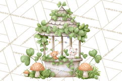 St Patrick’s Day Fairies Clipart, Miniature Irish Fairy Png Product Image 3