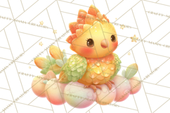 Fantasy Baby Creatures Clipart PNG, Cute Pastel Watercolor Product Image 3