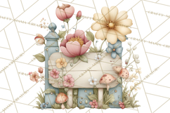 Garden Friends Clipart, Spring Animals Clip Art PNG Product Image 3