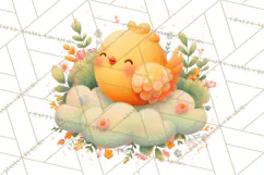 Fantasy Baby Creatures Clipart PNG, Cute Pastel Watercolor Product Image 4