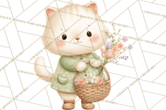 Spring Animals Clipart PNG, Cute Baby Animals, Pastel Spring Product Image 4