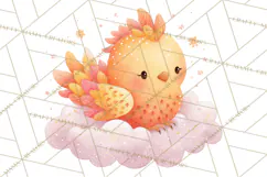 Fantasy Baby Creatures Clipart PNG, Cute Pastel Watercolor Product Image 5