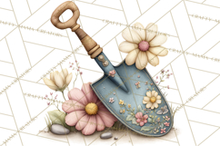 Garden Friends Clipart, Spring Animals Clip Art PNG Product Image 5