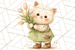 Spring Animals Clipart PNG, Cute Baby Animals, Pastel Spring Product Image 5