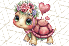 Valentine Mini World, Heart Mushroom Forest, Fairy Love Png Product Image 2