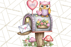Valentine Mini World, Heart Mushroom Forest, Fairy Love Png Product Image 4