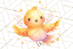 Fantasy Baby Creatures Clipart PNG, Cute Pastel Watercolor Product Image 4