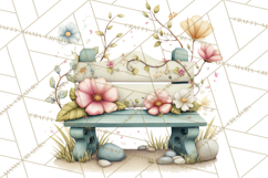 Garden Friends Clipart, Spring Animals Clip Art PNG Product Image 4